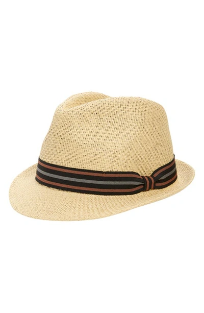 Goorin Bros Tom Killian Straw Trilby In Stone