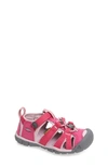 Keen Kids' Seacamp Ii Cnx Water Friendly Sandal In Berry/ Pink