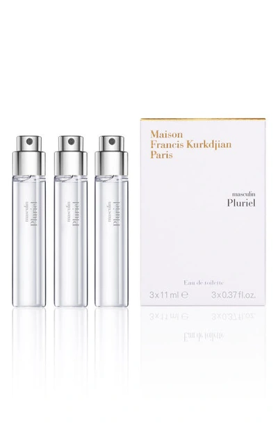 Maison Francis Kurkdjian Paris Paris Masculin Pluriel Eau De Toilette Refill Trio