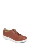 Alegria Cliq Sneaker In Tobacco Leather