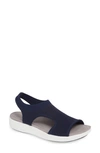 Alegria Traq By  Qeen Sandal In Navy Leather