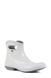 Bogs Glitter Waterproof Rain Boot In Silver
