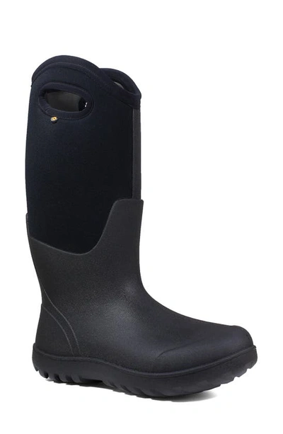Bogs Neo Classic Tall Waterproof Rain Boot In Black