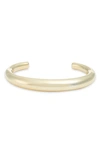 Argento Vivo Sterling Silver Argento Vivo Bold Tapered Cuff In Gold
