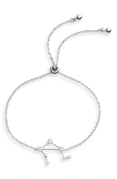 Sterling Forever Zodiac Bracelet In Silver Libra