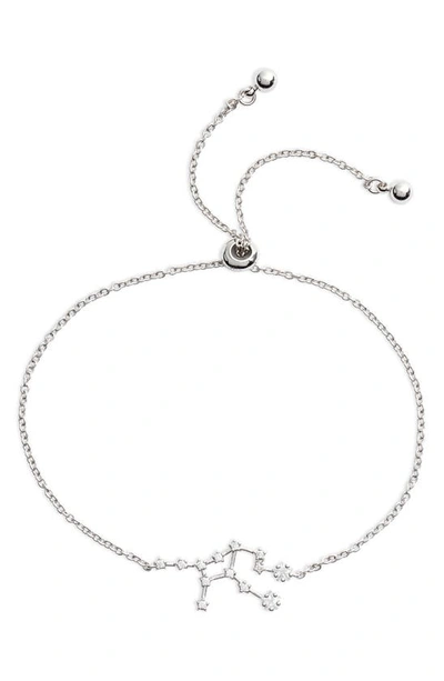 Sterling Forever Zodiac Bracelet In Silver Virgo