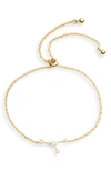 Sterling Forever Zodiac Bracelet In Gold Cancer