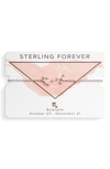 Sterling Forever Zodiac Bracelet In Silver Scorpio