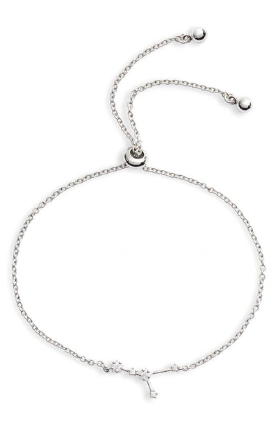 Sterling Forever Zodiac Bracelet In Silver Cancer