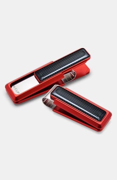 M-clipr Ultralight Money Clip In Red/ Black