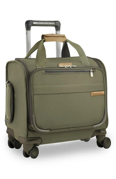 Briggs & Riley 16-inch Spinner Cabin Carry-on In Olive