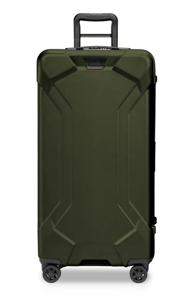 Briggs & Riley The Torq Collection Extra Large Trunk Spinner In Green