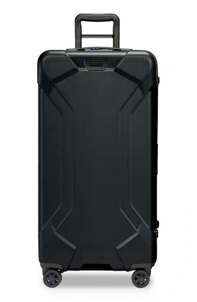 Briggs & Riley The Torq Collection Extra Large Trunk Spinner In Stealth