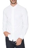 7 Diamonds Young Americans Slim Fit Button-up Performance Shirt In White