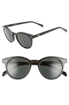 Brightside Oxford 49mm Sunglasses In Black/ Grey