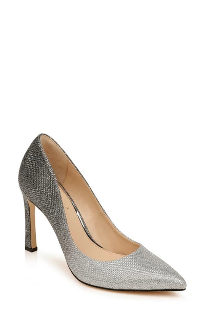 Jewel Badgley Mischka Women's Freida Pumps Women's Shoes In Silver/ Black Glitter