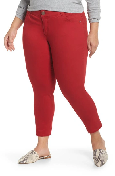 Wit & Wisdom Ab-solution Ankle Skimmer Jeans In Tomato