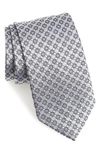 Nordstrom Men's Shop Neat Silk Tie In Silver