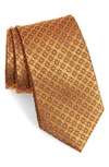 Nordstrom Men's Shop Neat Silk Tie In Orange