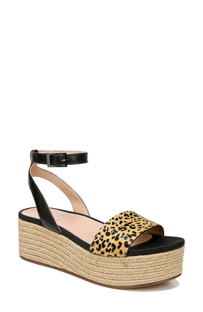 27 Edit Jamari Platform Sandal In Dot Print Calf Hair