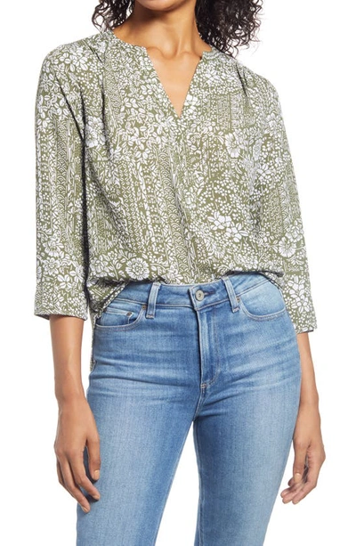 Curves 360 By Nydj Perfect Blouse In Boca Grande