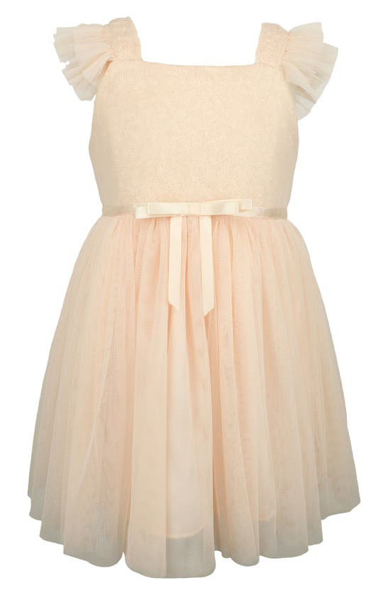 popatu sequin bodice tulle dress