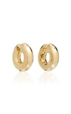 Uncommon Matters Strato Chunky Brass Hoop Earrings In Gold