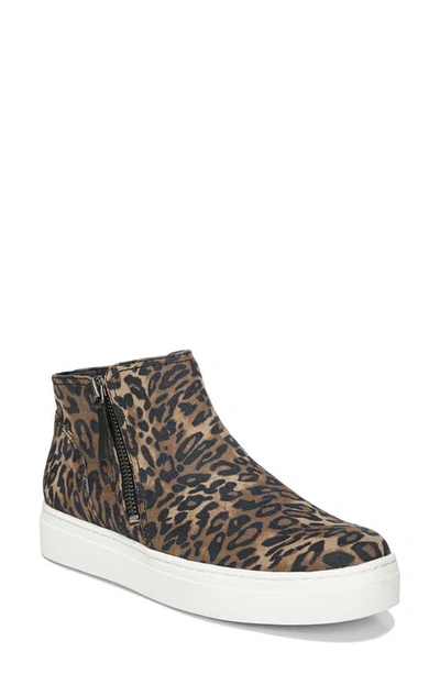Naturalizer Miranda Sneaker In Brown Cheetah Print Fabric