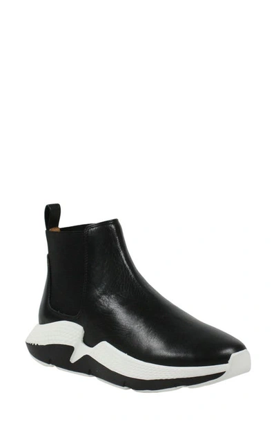 L'amour Des Pieds Haddy Bootie In Black Leather