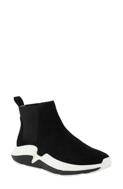 L'amour Des Pieds Haddy Bootie In Black Suede Leather