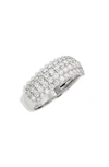 Bony Levy Audrey Wide Pavé Statement Band In White Gold/ Diamond