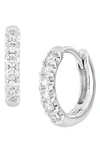 Bony Levy Audrey Diamond Huggie Hoop Earrings In White Gold/ Diamond