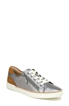 Naturalizer Jenni Low Top Sneaker In Pewter Leather
