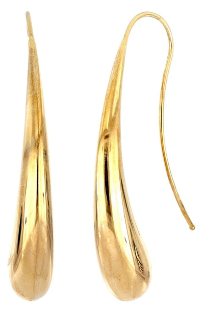 Bony Levy Cleo 14k Gold Rounded Linear Earrings In Yellow Gold