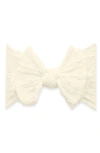 Baby Bling Babies' Waffle Knit Headband In Ivory