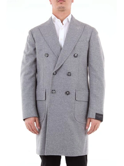 Parthenope Double-breasted Virgin Wool And Cashmere Coat In Grey