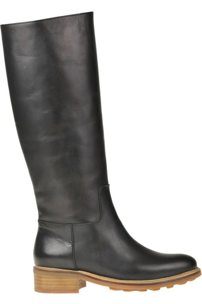 Anthology Paris Leather Boots In Black