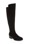 Bos. & Co. Jemmy Waterproof Over The Knee Boot In Black Leather