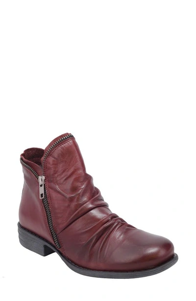 Miz Mooz 'luna' Ankle Boot In Wine Leather