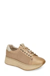 Otbt Meridian Sneaker In New Gold Leather