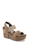 Otbt 'bushnell' Wedge Sandal In New Bronze Leather