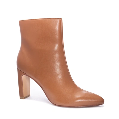 Chinese Laundry Erin Booties In Camel Leather