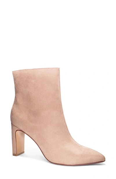 Chinese Laundry Erin Bootie In Taupe Suede