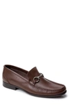 Sandro Moscoloni 'malibu' Suede Bit Loafer In Brown Leather