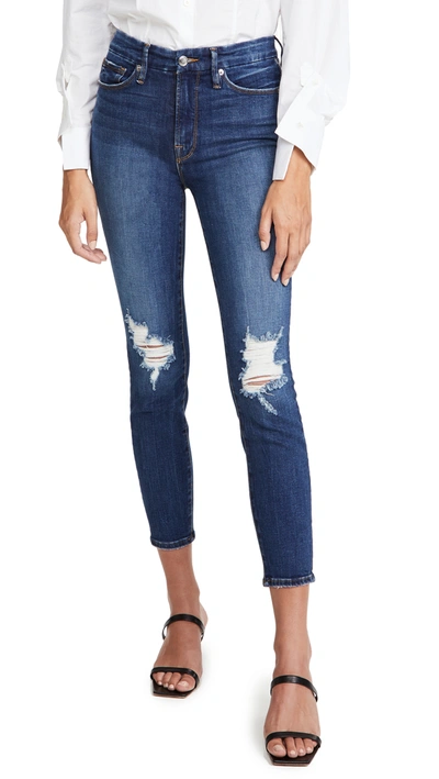 Good American Good Legs Crop Skinny Jeans In Blue505