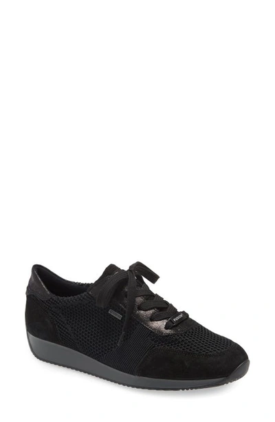 Ara Lila Gore-tex® Waterproof Sneaker In Black