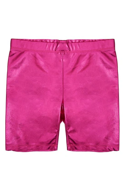 Mia New York Kids' Bike Shorts In Hot Pink