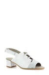 Cloud Keira Sandal In Izabella Blanco Leather