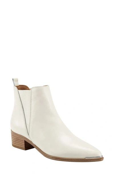 Marc Fisher Ltd Yale Chelsea Boot In Chic Cream Leather
