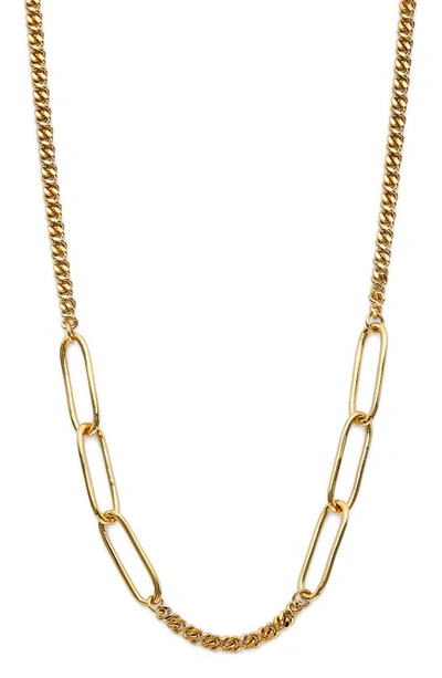 Ajoa 18k Yellow Gold Plated Chain Necklace